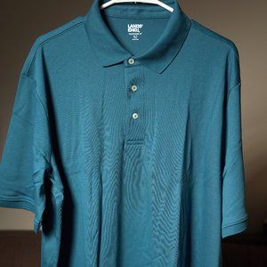 Lands End Aqua Blue Short Sleeve T-Shirt - XL